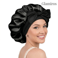 Glamiros Adjustable Double Layer Satin Bonnet