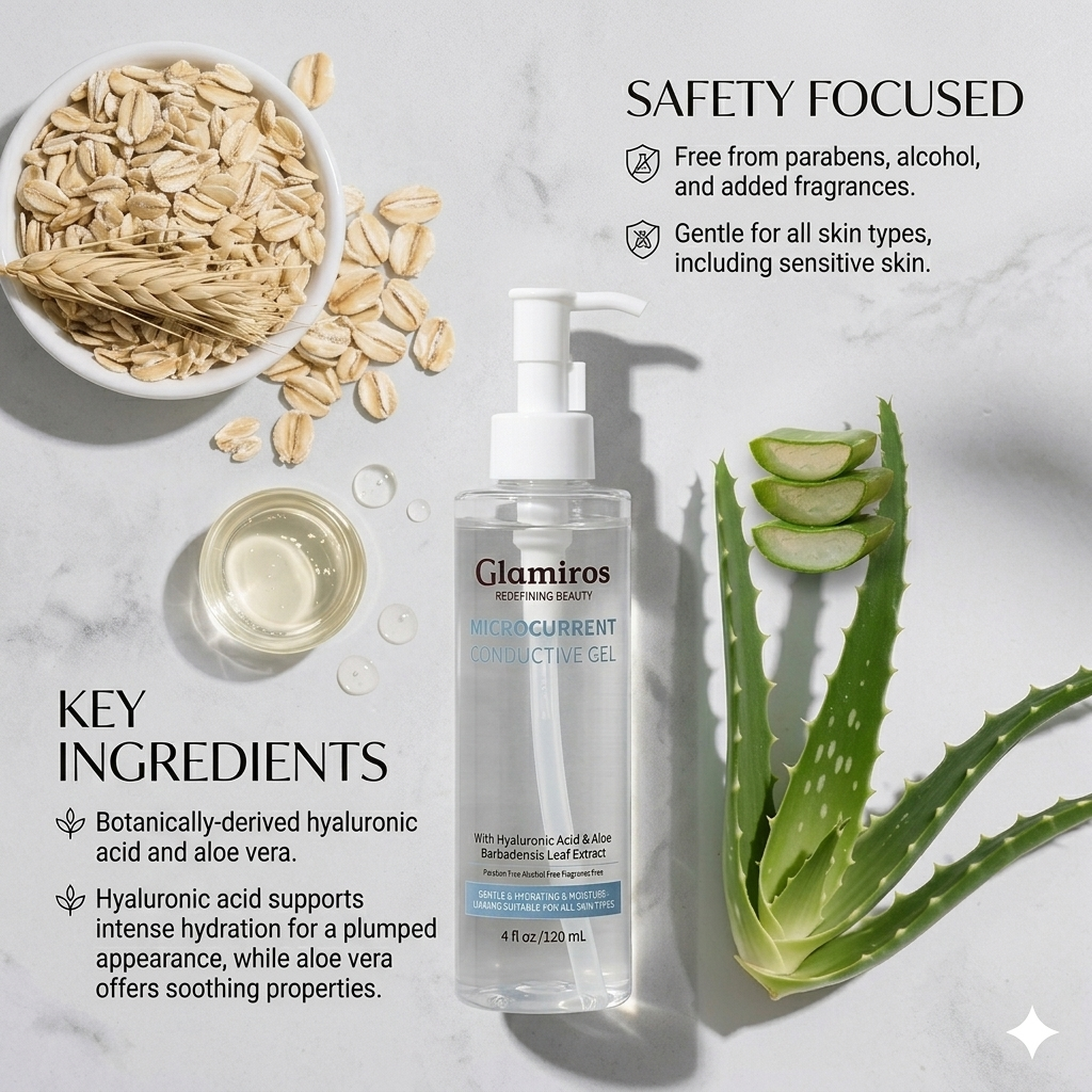 Glamiros Hydrating & Soothing Facial Gel – 120ml