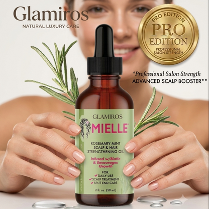 Glamiros | Rosemary Mint Scalp & Hair Strengthening Oil