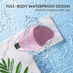 Glamiros Ultrasonic Silicone Facial Cleansing Brush – Electric Deep Face Cleanser